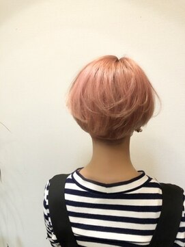 ヘアー スタイリスト(hair STYLIST) ハンサムショート☆ピンクベージュ