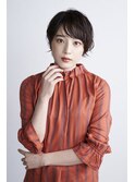 20代30代40代大人かわいい小顔ひし形ふんわりボブ