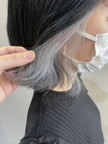 ヘアーデザイン アズール(Hair Design Azur) 【Azur】Inner × white gray