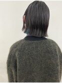ライトブルー×インナーデザインボブ