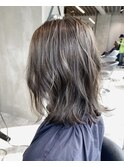 ブリーチ無し抜け感グレージュ☆アディクシーカラー