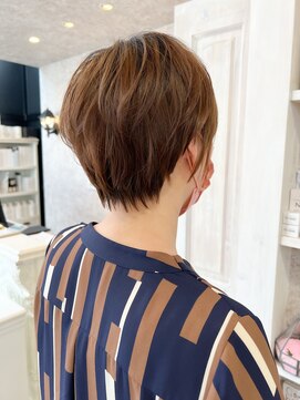 キャアリー(Caary) 福山市美容室Caary人気 似合わせさっぱりショートヘア