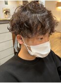 メンズマッシュパーマ