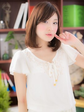 カバーヘア ブリス 川口(COVER HAIR bliss) 暗髪も◎斜めバングナチュラル小顔ワンカールc5川口20代30代40代