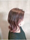 韓国系グラデーションくびれボブ