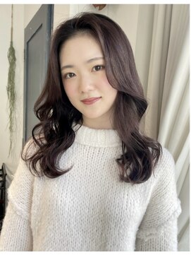 美容室 パルス 静岡鷹匠店(PALS) 韓国風 外巻きヘア ベージュブラウン
