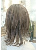 「RYOKO」 30代～40代   ウルフカット×アッシュベージュ