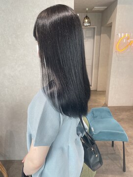 ゼスト クレス(ZEST Cres) 【cres小山】透明感地毛風black