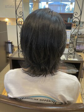 アッシュ アーティスティック スタジオ オブ ヘア(Ash artistic studio of hair) メンズウルフスタイル