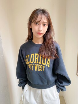 アム(amu) 韓国レイヤーヘア/ロングレイヤー/小顔カット/2wayバング