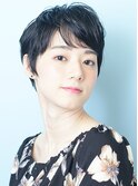 大人のイメチェンフルバング似合わせカットハッシュカット