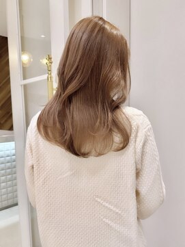 アールヘアーデザイン 千種(r hair design) ベージュカラー 髪質改善 ブリーチなし トリートメント　千種