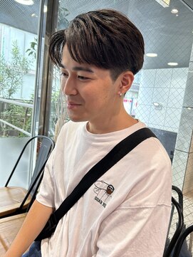 ヘアーアンドメイク ビス(HAIR&MAKE bis) メンズさっぱり!短め!分けスタイル【立川/沙久楽】