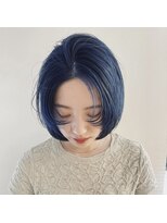 ニカ(NIKA) ブルーカラーボブ