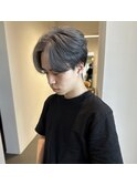 韓国風  ハイトーンエンドカラー