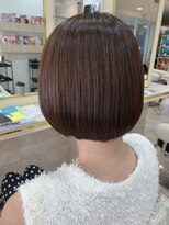 アッシュ 仙川店(Ash)&nbsp;ことりベージュ/ヘルシースタイル/大人ボブ/白髪ぼかし/50代