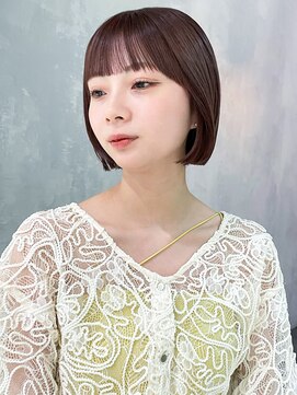 アイティーバイアルバム 松戸店(IT by ALBUM) ニュアンスカラーグレージュカラーベビーピンク_F0059