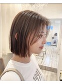 ぱつっとボブ