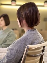 トランクサロンカッパード&nbsp;大人ぱっつんボブ＋イルミナカラー＋生コラーゲントリートメント