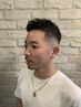メンズカット+シャンプー　￥4500