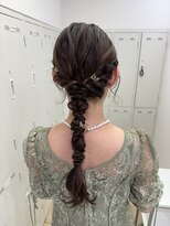 アッシュ 下北沢店(Ash) お呼ばれ編みおろしアレンジ