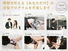 LAPISUTA 門前仲町の雰囲気（こだわりページにて施術の流れ・髪質改善にかける想いを掲載中）