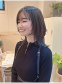 10代20代美髪ネオウルフ×インナーカラーボブウルフ　外ハネボブ