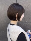 ★美髪イメチェン愛されモテ髪大人丸みショートボブ