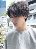カルマパーマ/ニュアンスパーマ/ベリーショート/ダークアッシュ