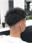 一宮スキンフェード×爽やかスパイキーショートおしゃれ感モテ髪