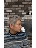 【MEN】男の都会超え一撃で喰らわす☆スパイキーペールホワイト
