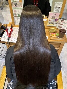 ブレンドバイハピネス(Blend by happiness) 髪質改善トリートメントストレートロングレイヤー20代30代40代