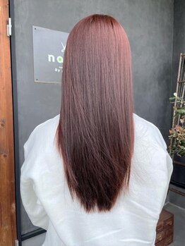 ナナ バイ ピケ(nana by pique)の写真/ナチュラルな仕上がりが好評◎髪へのダメージが少なく、毛先までまとまる憧れのサラ艶ヘアをご提供☆