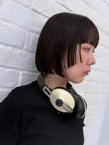 カット ドット 吉祥寺(cut.)&nbsp;モードな雰囲気◎顔周りぱつっとラインボブ