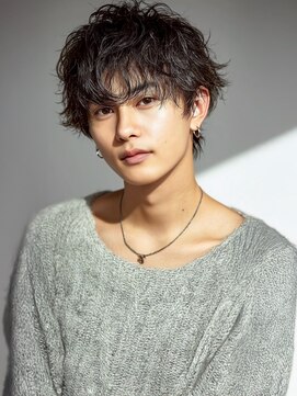 ルービック 奈良(Rubik's) メンズカットスパイラルパーマ波巻きセンターパート41