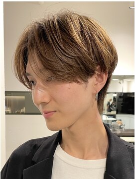 アビー(ABBEY) メンズカットセンターパートメンズヘア