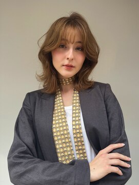 エヌ トーキョー(enu TOKYO) ミディアム レイヤーカット 学芸大学