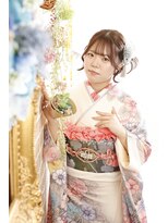 クリーム(Cream)&nbsp;成人式前撮り撮影・竹コース　カチモリへア