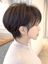 グランデュール 東静岡池田店(GRANDEUR)&nbsp;色気のあるショートボブ大人女性ショート/白髪染め/東静岡草薙