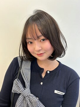 ウシワカマル ミライ(USHIWAKAMARU MIRAI) 韓国風タンバルモリボブ/顔周りカット