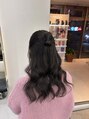 インデックスヘアー 錦糸町店(in'dex hair) カチモリハーフアップ