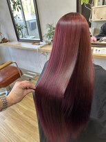 ランプヘアーデザイン(LAMP HAIR DESIGN)&nbsp;ツヤ髪 髪質改善レッドカラー