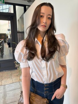 サロンドゥユウ(salon de yu) salon de yu/松原 加奈 s/s透けるクリアブラウン
