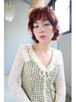 ステップボーンカット トーキョー(STEP BONE CUT TOKYO) 【ステップボーンカット】フェイスレイヤーボブ/ピンクブラウン
