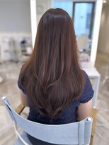 ニューヨークニューヨーク なんば道頓堀店(NYNY)&nbsp;【韓国ヘア】レイヤーカット：コーラルブラウン