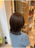 くびれボブ×ムースグレージュ