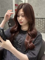 アチェロ(Acero.)&nbsp;韓国風レイヤー×20代艶髪ピンクカラー