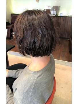 リマヘアー(lima hair) ショートボブ　ラフパーマ【髪質改善/ツヤ髪/美髪】