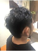 サマーカットツーブロックショート 祐天寺/メンズ/パーマ/コタ