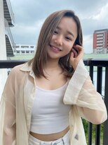 フラミューム たまプラーザ(flammeum)&nbsp;内巻きレイヤー×ライトベージュ【フラミュームたまプラーザ】